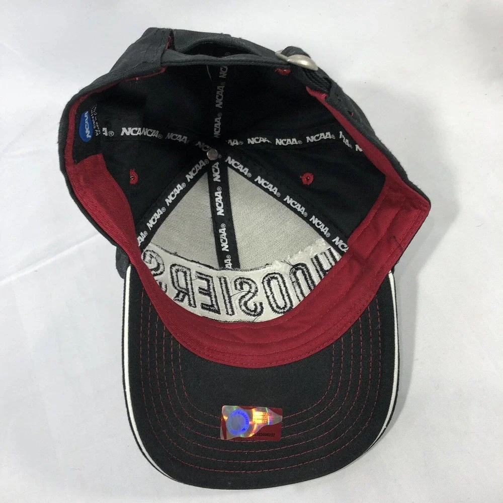 Indiana Hoosiers NCAA Hat Cap Strap Back by Signatures One Size Fits Most OSFM